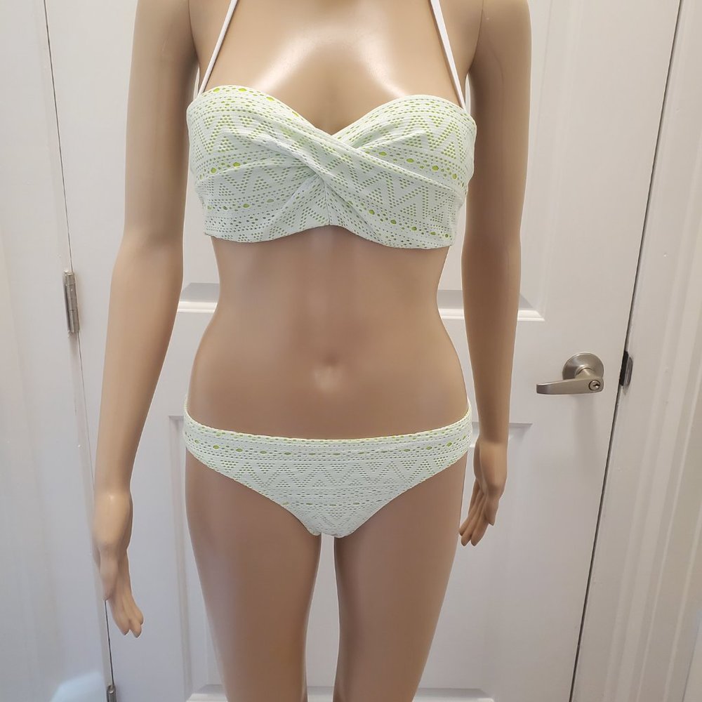 Women's Sexy Swimwear Beachwear Swimsuit Bikini Tie Side Halter Top Push Up 2 Pc